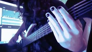 Shadow of Intent  Intensified Genocide One Take Bass Cover [upl. by Nonnaihr]