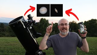 Imaging Planets with a Dobsonian and a Cell Phone [upl. by Erda774]