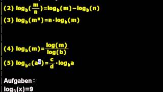 Logarithmusregeln Beweis Video 2 [upl. by Neiman]