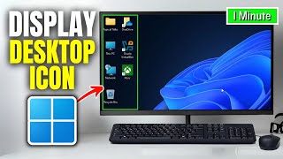 How to Show or Hide Desktop Icons on Windows 11  Full Guide [upl. by Jabin]