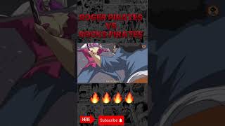 Roger pirates vs rocks pirates onepiece anime entertainment [upl. by Dranyam]