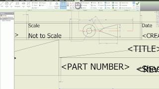 Creating Your Own Drawing Template in Autodesk Inventor Tutorial [upl. by Ilse221]