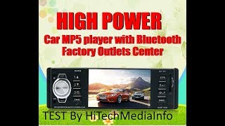 SU  4018 Autoradio écran 41 Bluetooth MP3  MP4  MP5 Player [upl. by Harrat]