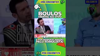 BOULOS É DESMENTIDO AO VIVO NA JOVEM PAN bolsonaro direitabrasil direitaconservadora forapt [upl. by Ban510]