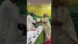 Governor SanwoOlu swears in Olufunke Rekiya Hassan as Onigbongbo LCDA Chairman [upl. by Irod]