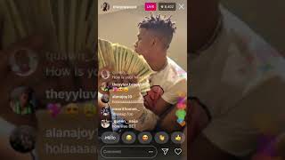 Nle choppa showing off aLot of Money 💰 [upl. by Noswal]