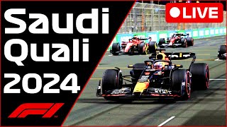 🔴F1 LIVE  Saudi Arabia GP QUALI  Commentary  Live Timing [upl. by Yras]