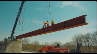 Biggest Bridge Construction Process  Modern Heavy Duty Bridge Equipment 10 [upl. by Biegel]