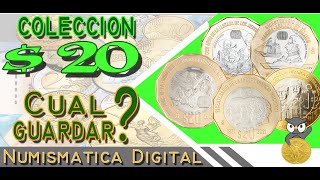 Coleccion Monedas 20 Pesos Conmemorativas🤑Como saber si tienen un valor especial❓Cual guardar🤑Mexico [upl. by Alleoj]