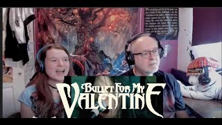 Bullet For My Valentine  Scream Aim Fire DadampDaughterFirstReaction [upl. by Pegeen]