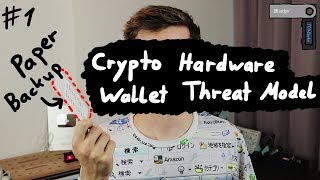 Threat Models  Hardware Wallet Research 1 [upl. by Alael]