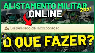 DISPENSADO DA INCORPORAÇÃO  COMO SOLICITAR O CDI CERTIFICADO DE DISPENSA DE INCORPORAÇÃO [upl. by Michigan]