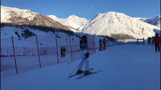 Mottolino Livigno Ski Area Giorgio Rocca slope by Mauro Bertoletti 🇮🇹👍 [upl. by Marinna737]