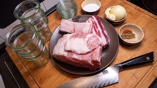 Frühstücksfleisch selber machen Gehacktes im Glas einkochen [upl. by Bergmans]