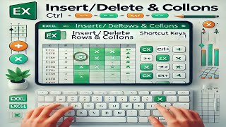 Insert or Delete Rows amp Columns in Excel  Shortcut Keys Tutorial [upl. by Meean709]