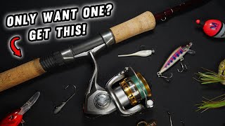 The Best ALL AROUND Fishing Rod amp Reel For Everything With BrandsModels [upl. by Zilber]