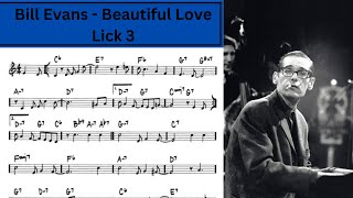 Bill Evans  Beautiful Love iiøV7i Lick 3 [upl. by Rivkah]