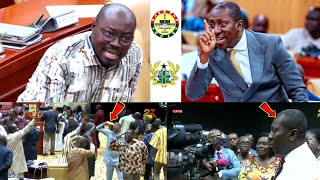 NDC MPs cheerfully stormed the majority side of parliament as NPP walked out to address the media [upl. by Bobbye]