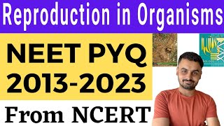 Reproduction in organisms Class 12 NEET pyq from ncert [upl. by Leihcar797]