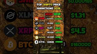 The best crypto price predictions for the year 2026🚀📈👀 crypto xrp btc eth xlm dogecoin [upl. by Fatsug]