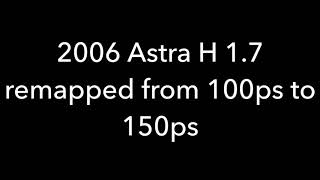 Astra H remapped 17 CDTI  Speed Test [upl. by Lahtnero830]