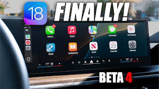 iOS 18 New Apple CarPlay Features BETA 4 [upl. by Obidiah]