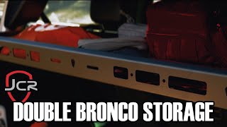 How To Double 2 Door Bronco Cargo Space [upl. by Eisset]