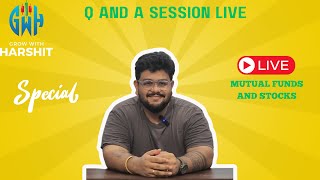 GROWW APP LIVE SESSION  STOCKS amp MUTUAL FUNDS  Q amp A WITH HARSHIT GROWWAPP STOCK INDIA MONEY [upl. by Figueroa]