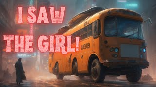 THE GIRL DISAPPEARED IN FRONT OF ME The Ghost of the Bus halloween creepy ghost [upl. by Reedy]