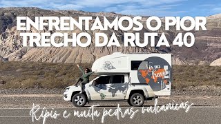 Percorremos com a CAMPER o pior trecho da ruta 40  Sozinhos e sem recursos [upl. by Hadeehsar334]