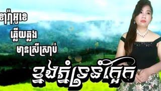 ខ្នងភ្នំទ្រនំក្អែកក្អែកចូលទ្រនំឆ្លើយឆ្លងkaraoke ភ្លេងសុទ្ធមានខាងស្រីច្រៀងស្រាប់Thana ktv [upl. by Haonam32]