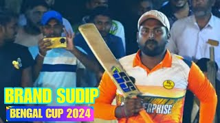 Performance of BRAND SUDIP । Bengal Cup 2024 Plastic Ball Cricket Tournament [upl. by Swainson]