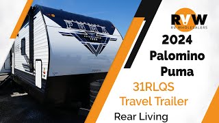 2024 Puma 31RLQS Travel Trailer WalkThrough [upl. by Mirna]