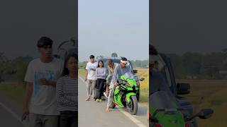 Desi Ka Aukat 🔥  Sumon Stunts shorts zx10r youtubeshorts [upl. by Lleuqram]