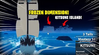 FROZEN DIMENSION SPAWN DI 13KM  BLOX FRUITS [upl. by Merline]