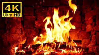 🔥 Burning Fireplace Ambience  Fireplace 4K Ultra HD for Cozy Winter Nights amp Relaxation [upl. by Amy]