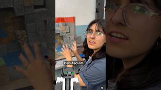 ESTUDIANTE manipula la REALIDAD con Minecraft [upl. by Nihcas]