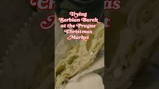 Trying Serbian Burek at the Prague Christmas Market [upl. by Sara]