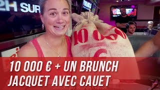 ELLE GAGNE 10 000 € ET UN BRUNCH JACQUET AVEC CAUET [upl. by Ppilihp]