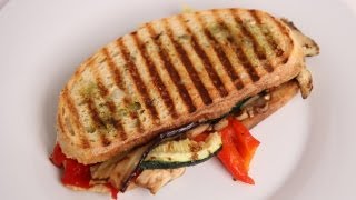 Grilled Veggie Panini Recipe  Laura Vitale  Laura in the Kitchen Episode 392 [upl. by Conlan259]