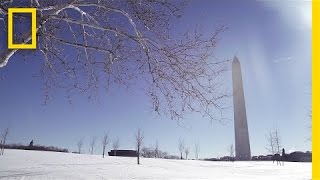 Beautiful Scenes From the Snowstorm in Washington DC  National Geographic [upl. by Hound192]