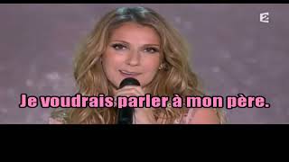 KARAOKÉ Céline Dion  Parler À Mon Père Avec Choeurs Création JP Karaoké [upl. by Nonaihr]