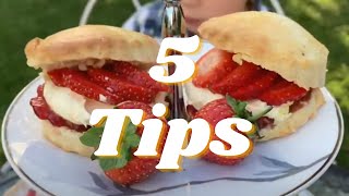 Eggless English Scones  5 GREAT TIPS  Cooking with kids [upl. by Neeloj525]