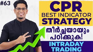 CPR  Central Pivot Range Indicator Strategy for Profitable Intraday Trading Stock Market Malayalam [upl. by Annahsal100]