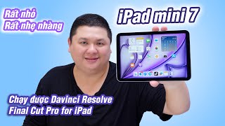 Trải nghiệm nhanh iPad mini 7 nhỏ mà có võ [upl. by Ahsaele]