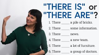 Confusing English Grammar “THERE IS” or “THERE ARE” [upl. by Cl]