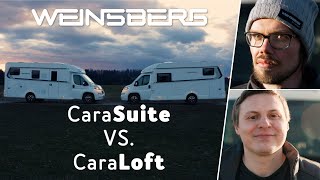 WEINSBERG SHOWDOWN CaraSuite VS CaraLoft Which One is Better Low Profile Motorhome [upl. by Barbie]