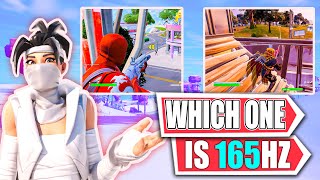 60Hz Vs 165Hz  Can You Find the difference Fortnite Gameplay [upl. by Aneetsirk]