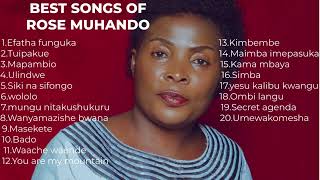 MIXBEST ROSE MUHANDO SONGS OF ALL THE TIMEMIX OF ROSE MUHANDO [upl. by Imhsar]