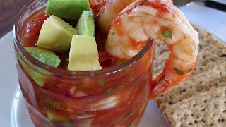 Mexican Shrimp Cocktail  The Frugal Chef [upl. by Anamor]